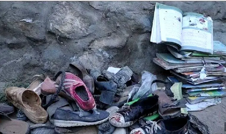 شهادت ۵۷ دانش‌آموز یک دبستان در میناب