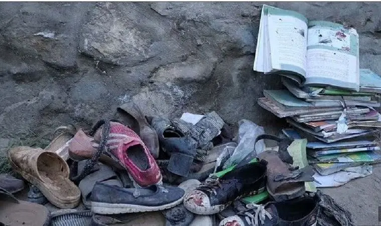 شهادت ۵۷ دانش‌آموز یک دبستان در میناب