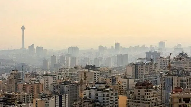هوای تهران در آلودگی قرمز؛ باران فردا نفس پایتخت را تازه می‌کند