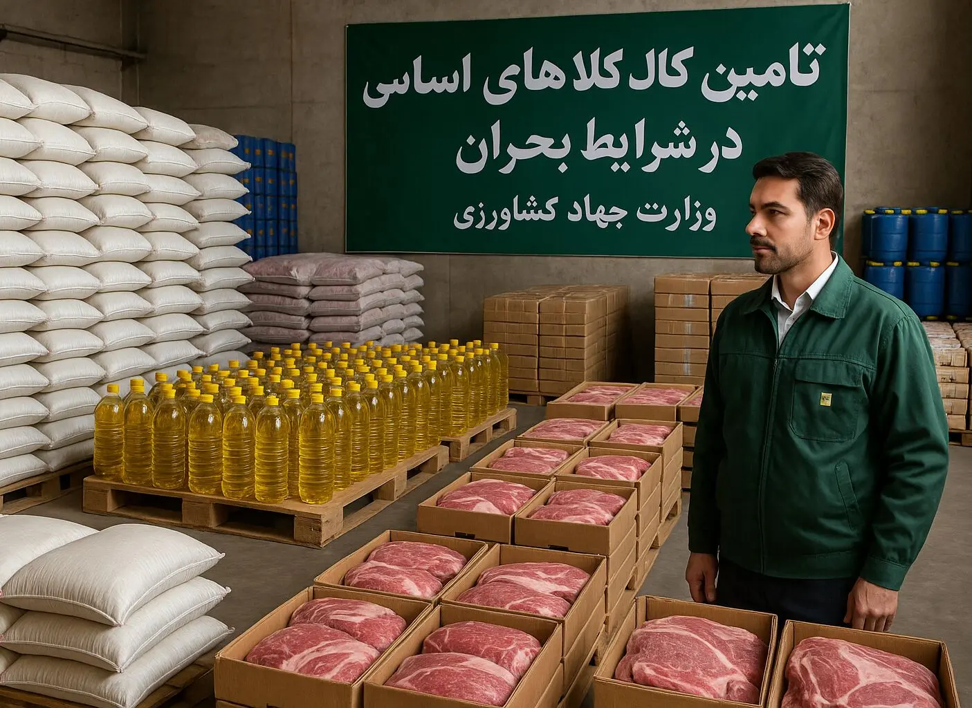 آمادگی کامل کشور برای تأمین کالاهای اساسی در بحران‌ها و ایام خاص