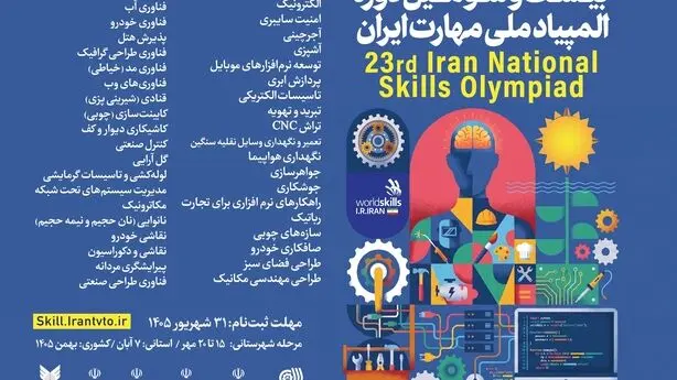 تمدید مهلت ثبت‌نام المپیاد ملی مهارت تا ۱۵ آبان