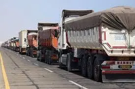 صادرات و واردات ۱۲.۳ میلیون تن کالا از طریق پایانه‌های مرزی