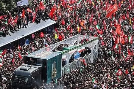 پایان مراسم وداع و تشییع رهبر شهید در تهران 