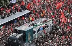 پایان مراسم وداع و تشییع رهبر شهید در تهران 
