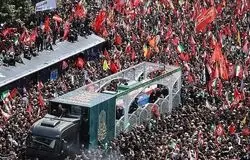 پایان مراسم وداع و تشییع رهبر شهید در تهران 