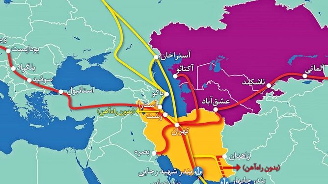 پروژه ریلی رشت–آستارا، گام طلایی برای نقش‌آفرینی ژئوپلیتیک