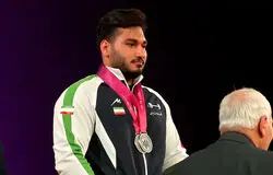 نصیری، نایب‌قهرمان وزنه‌برداری جهان شد