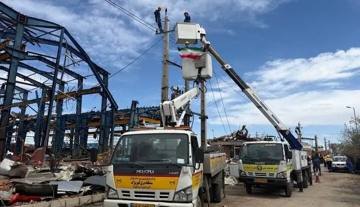 توضیح خسارات حملات اخیر به شبکه برق تهران؛ پایداری ۹۸٪ در شهرک صنعتی شمس‌آباد