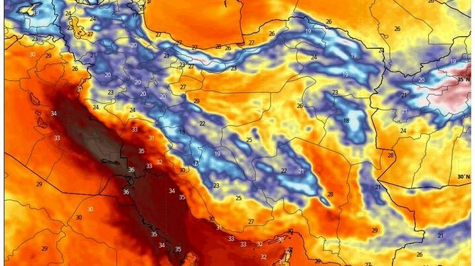 رکورد گرمای بی‌سابقه در ۵ شهر ایران شکسته شد؛ هشدار نارنجی برای ۹ استان