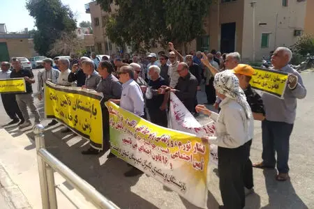 تجمع بازنشستگان در اهواز، شوش و رشت؛ اعتراض به معوقات قطره‌چکانی و فروش اموال تأمین اجتماعی