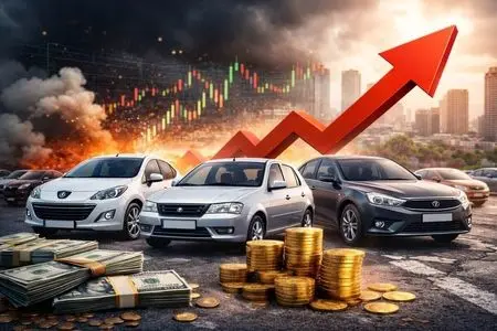 بازار آزاد خودرو در سال طوفانی/ رشد قیمت تا ۱۱۰ درصد و سبقت از دلار و بورس