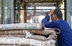 صادرات فرش ایران زیر ۴۰ میلیون دلار/تلاش برای افزایش با رفع محدودیت‌های پیمان‌سپاری + فیلم
