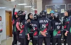 پیروزی مقتدرانه بانوان رولبال ایران مقابل مصر و صعود به یک‌چهارم نهایی