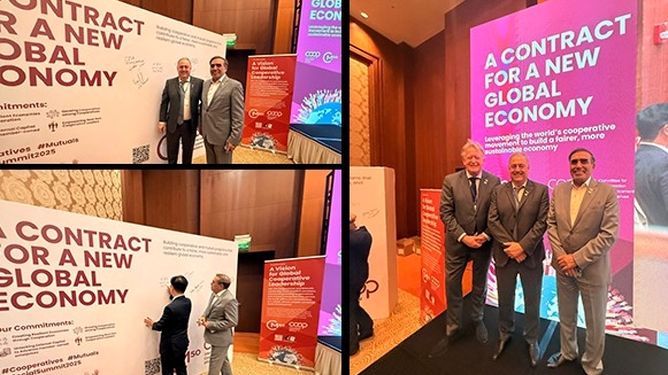 حضور رئیس اتاق تعاون ایران در جمع ۵۰ رهبر اثرگذار تعاون جهان