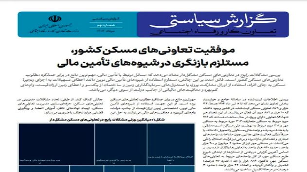 موفقیت تعاونی‌های مسکن کشور نیازمند بازنگری در شیوه‌های تأمین مالی است