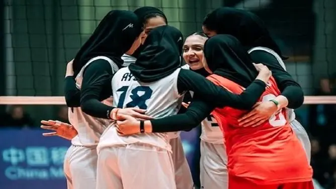 پیروزی مقتدرانه دختران والیبال دانش‌آموز ایران برابر بلغارستان در قهرمانی جهان