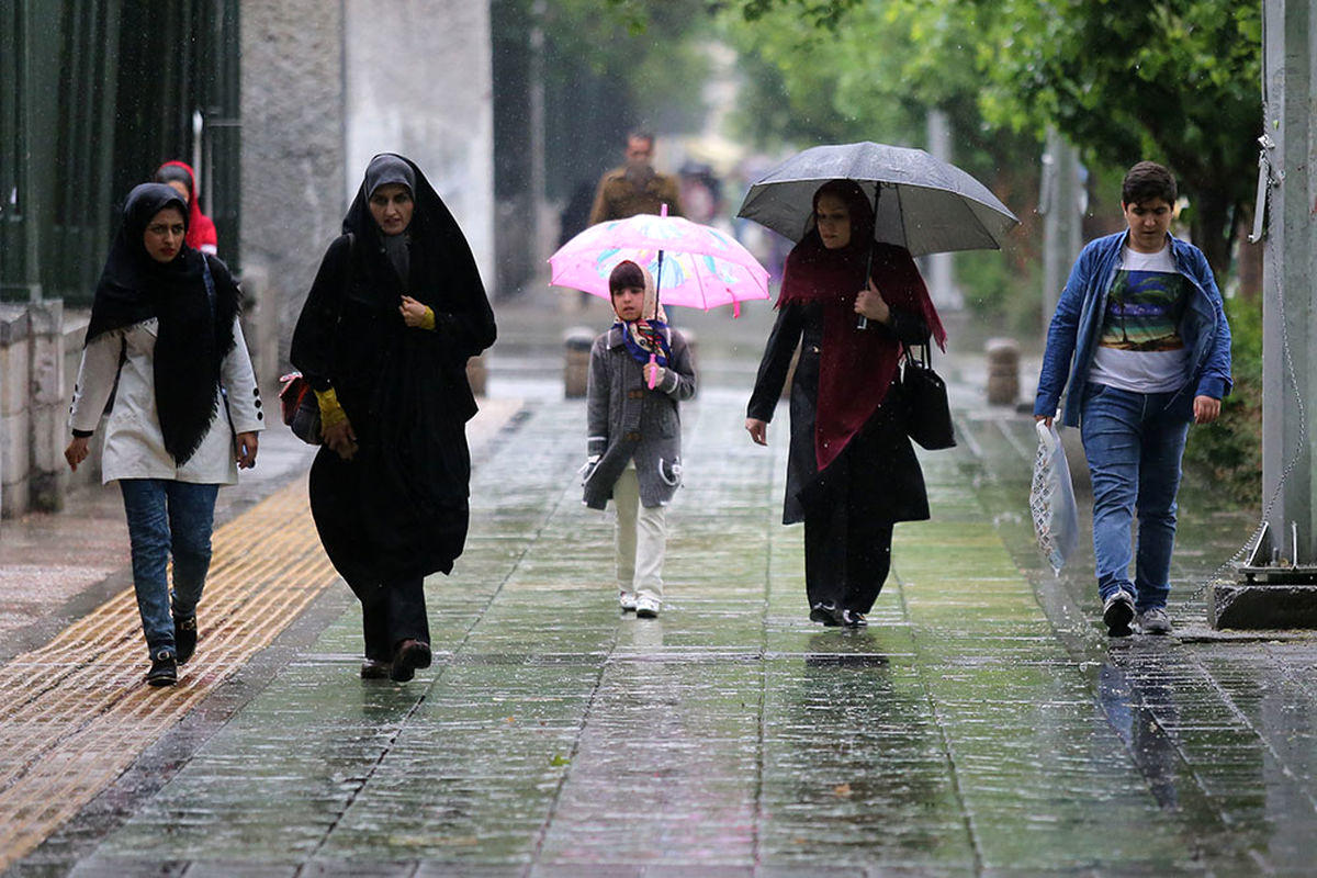 بارش باران تا چهارشنبه در نقاط مختلف کشور