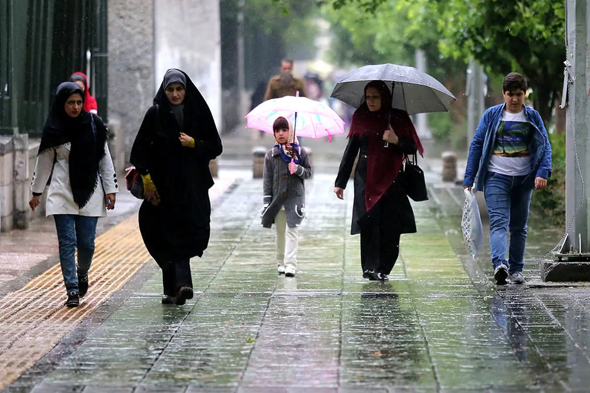 بارش باران تا چهارشنبه در نقاط مختلف کشور