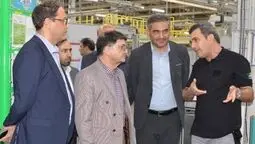 بازدید قائم‌مقام وزیر صمت از صنایع تولیدی و صادراتی استان زنجان