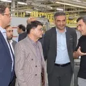 بازدید قائم‌مقام وزیر صمت از صنایع تولیدی و صادراتی استان زنجان