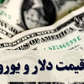 قیمت دلار و یورو در مرکز مبادله ایران/شنبه 21 تیر 