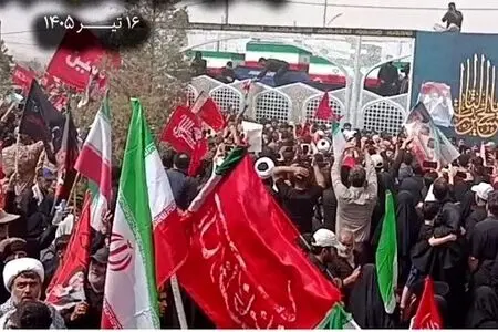 قم در قاب وداع/ تشییع و بدرقه میلیونی پیکر رهبر شهید