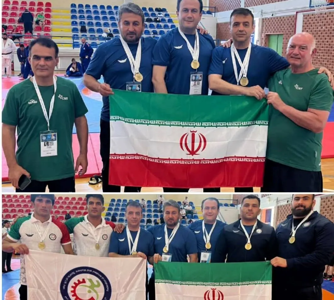 قهرمانی تیم ملی کشتی فرنگی کارگران ایران در المپیک کارگران جهان
