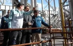 بازدید وزیر صمت از فولاد مبارکه پس از حمله آمریکایی-صهیونیستی/ دستور رسیدگی فوری به کارگران مصدوم
