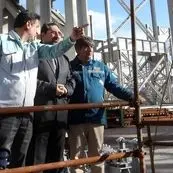 بازدید وزیر صمت از فولاد مبارکه پس از حمله آمریکایی-صهیونیستی/ دستور رسیدگی فوری به کارگران مصدوم