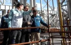 بازدید وزیر صمت از فولاد مبارکه پس از حمله آمریکایی-صهیونیستی/ دستور رسیدگی فوری به کارگران مصدوم