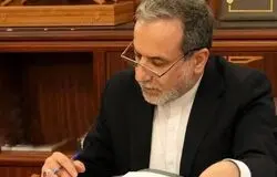 پیام عراقچی به مناسبت قهرمانی تیم ملی کشتی فرنگی در رقابت های جهانی